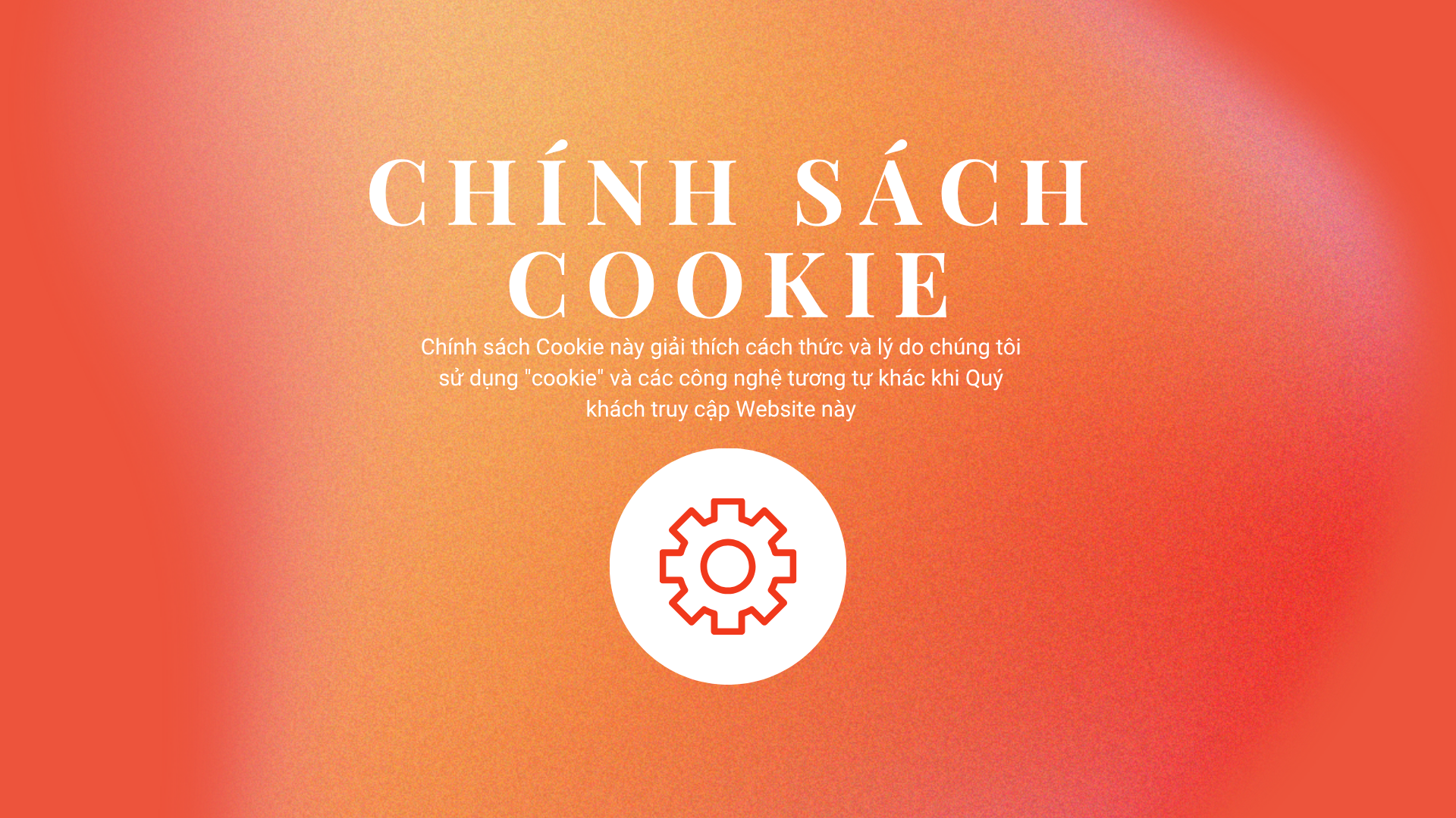 Chính sách Cookie của website này