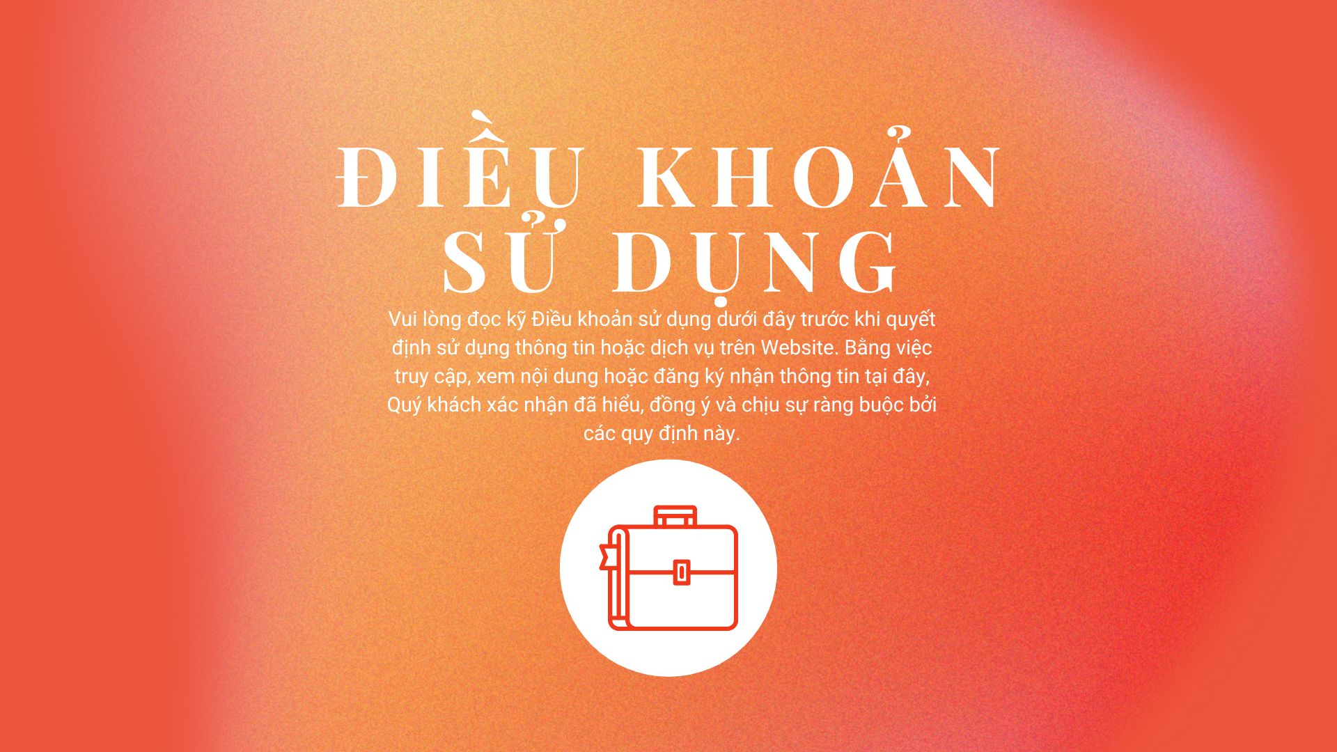Điều khoản sử dụng dịch vụ tại website này