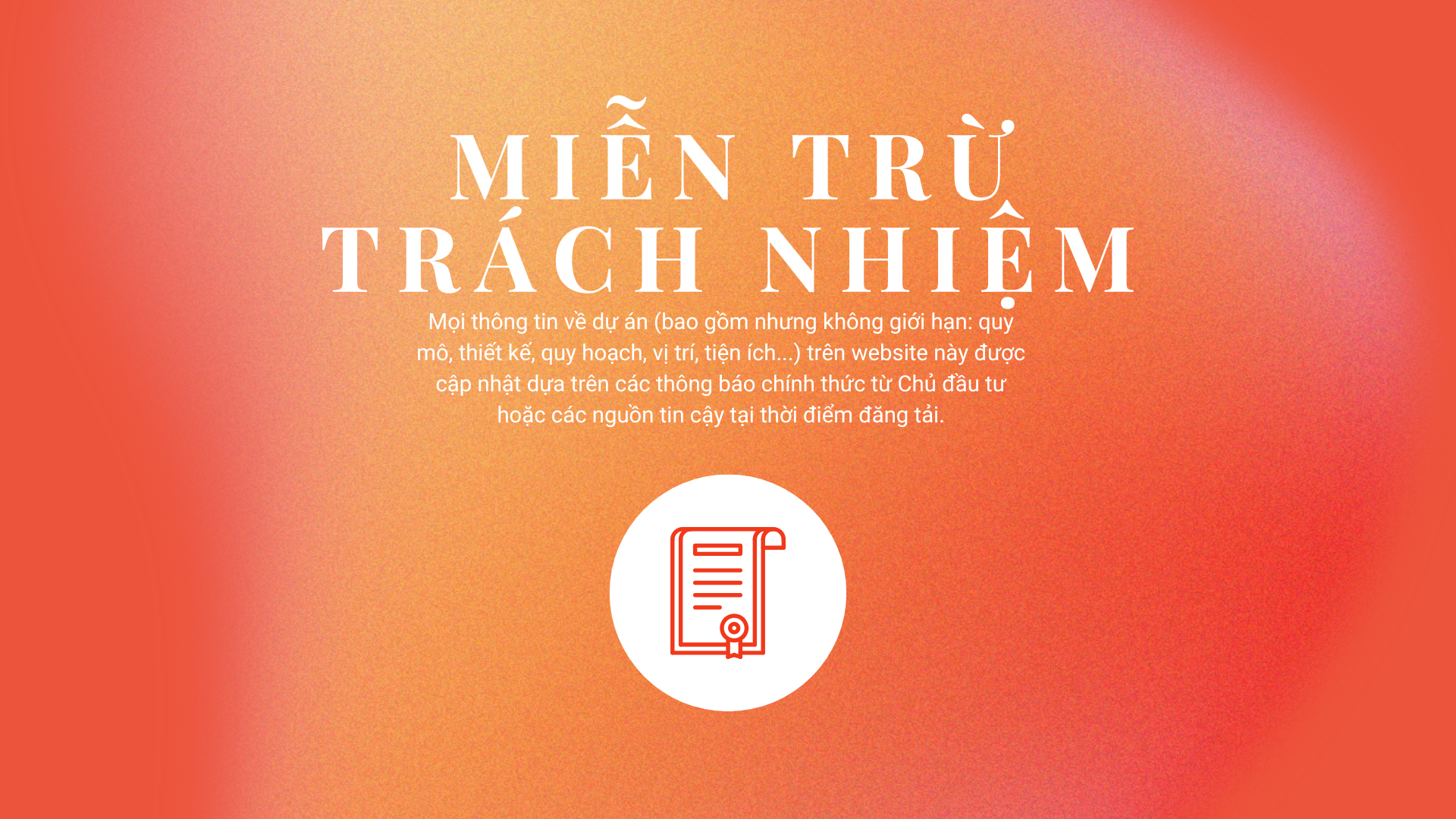 Văn bản miễn trừ trách nhiệm pháp lý website này